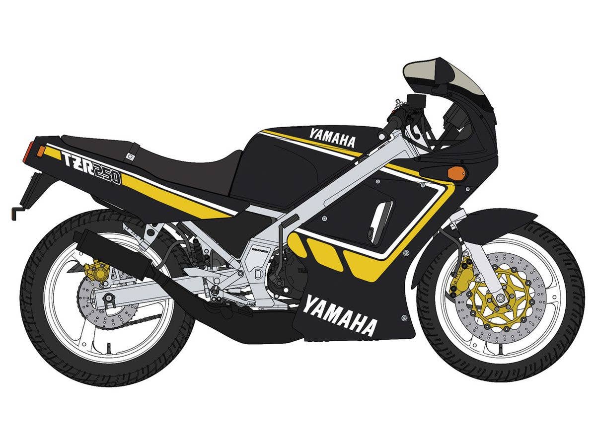 Hasegawa 1/12 Yamaha TZR250 (2AW) "New Yamaha Black" | 4967834217430