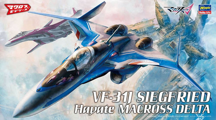 Hasegawa Macross Delta VF-31J Siegfried Hayate 1/72 Scale Model Kit | 4967834657298