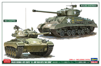 Hasegawa 1/72 M4A3E8 Sherman & M24 Chaffee "US Army Main Battle Tank Combo" 2 in 1 Tank | 4967834300682