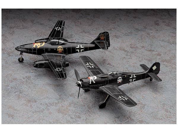 Hasegawa 1/72 The Cockpit Focke-Wulf Fw190D-9 & Messerschmitt Me262A-1a 'Black Knight of Berlin' | 4967834647275