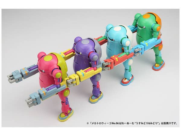 Hasegawa 1/35 MechatroWeGo No. 07 Power Arm Purple & Pink | 4967834647541