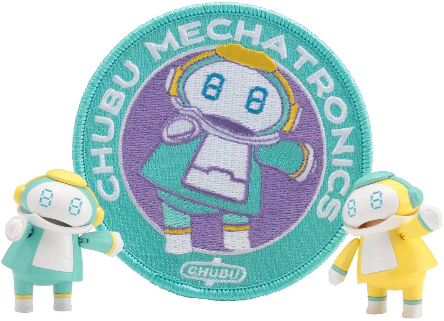 Hasegawa Tiny Mechatromate No.04 Patch Set 'Aqua Green & Lemon' (Two Kits In The Box) | 4967834647909