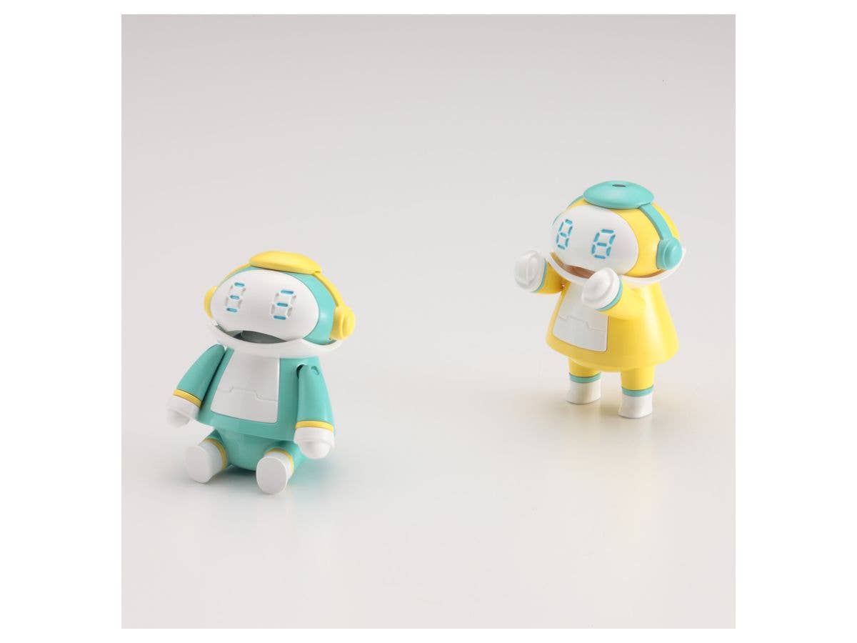 Hasegawa Tiny Mechatromate No.04 Patch Set 'Aqua Green & Lemon' (Two Kits In The Box) | 4967834647909