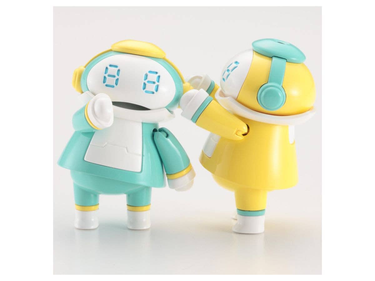 Hasegawa Tiny Mechatromate No.04 Patch Set 'Aqua Green & Lemon' (Two Kits In The Box) | 4967834647909