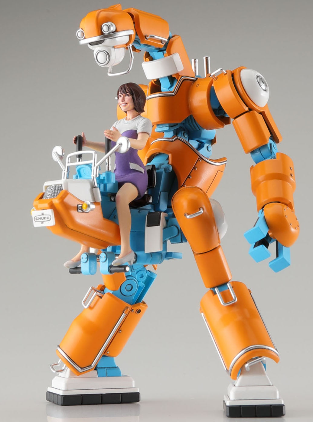 Hasegawa 1/35 Mechatrochubu 01 No.02 'Orange & Sky Blue' (Two Kits In The Box) | 4967834647916