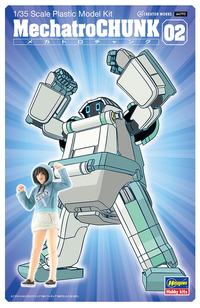 Hasegawa 1/35 Mechatrochunk No.02 "Grayish Mint" + Support Girl | 4967834647930