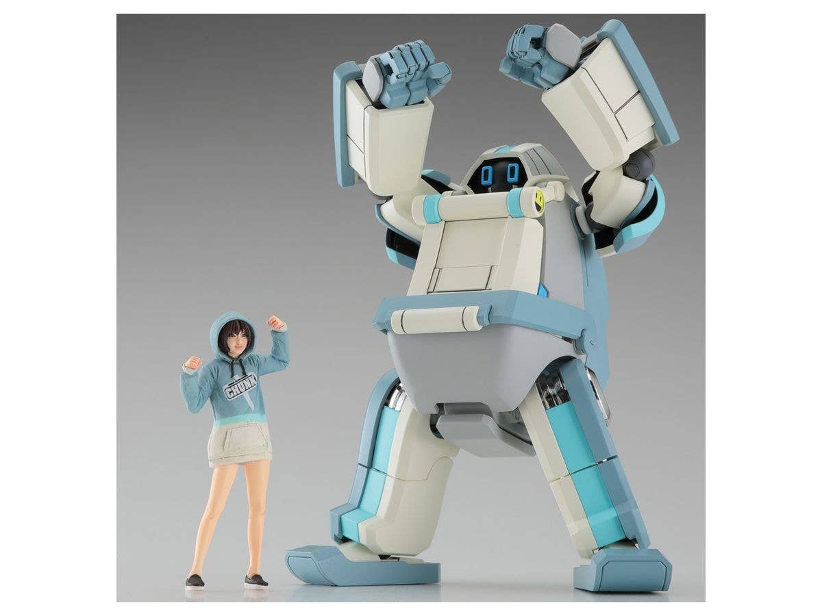 Hasegawa 1/35 Mechatrochunk No.02 "Grayish Mint" + Support Girl | 4967834647930