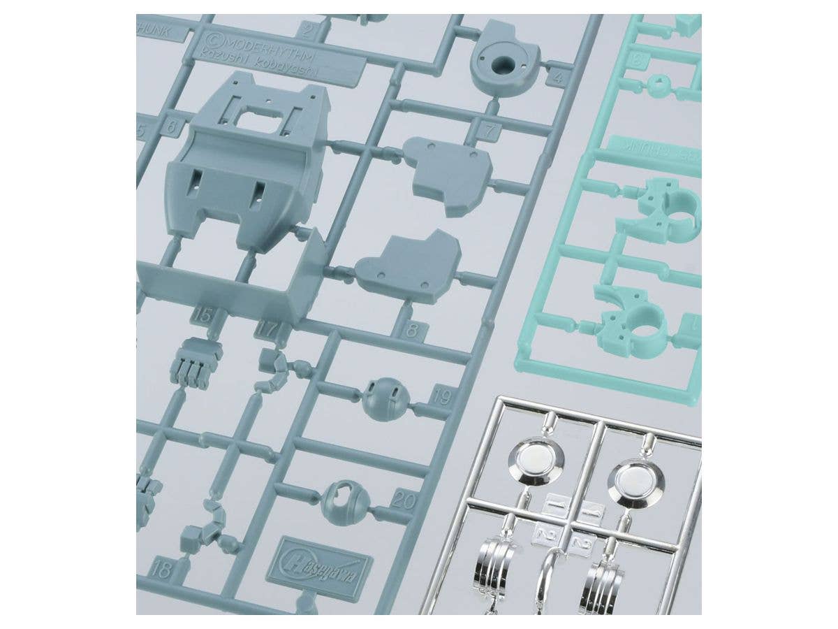 Hasegawa 1/35 Mechatrochunk No.02 "Grayish Mint" + Support Girl | 4967834647930