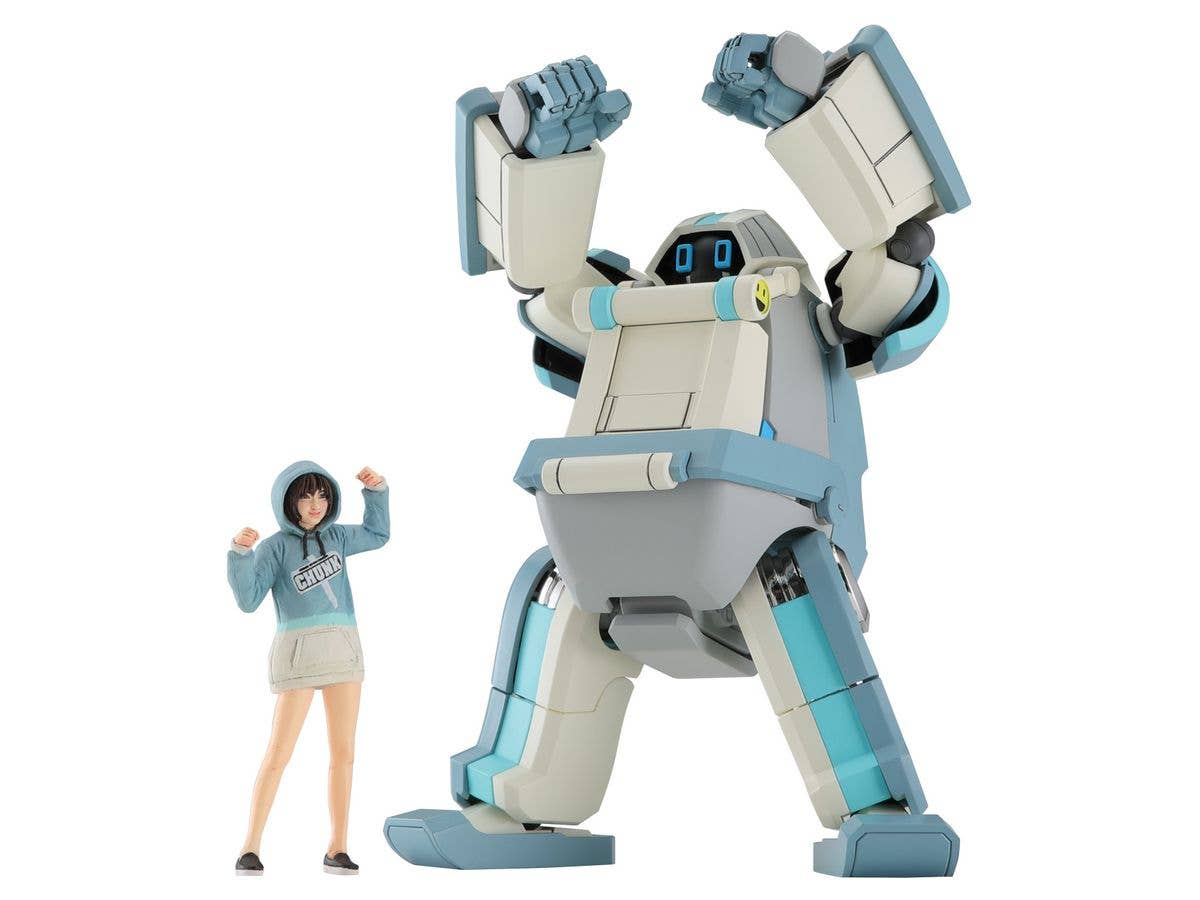 Hasegawa 1/35 Mechatrochunk No.02 "Grayish Mint" + Support Girl | 4967834647930