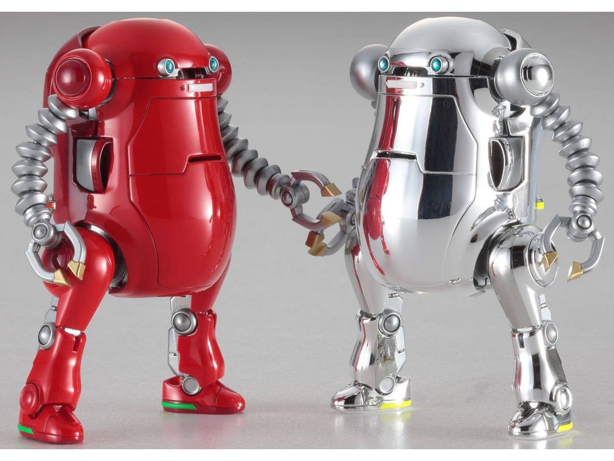 Hasegawa 1/35 Mechatrowego No.20 Old Type “Red & Silver” (2 Kits In The Box) | 4967834648012