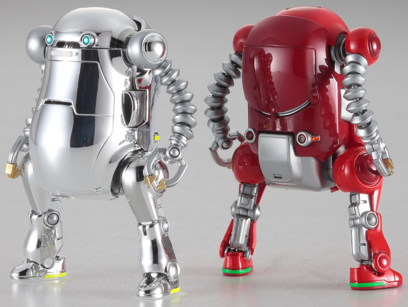 Hasegawa 1/35 Mechatrowego No.20 Old Type “Red & Silver” (2 Kits In The Box)