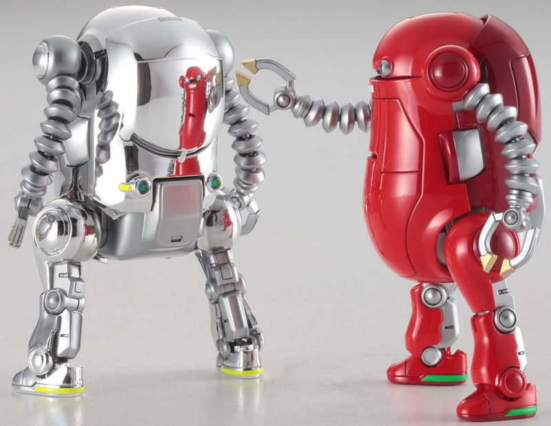 Hasegawa 1/35 Mechatrowego No.20 Old Type “Red & Silver” (2 Kits In The Box)