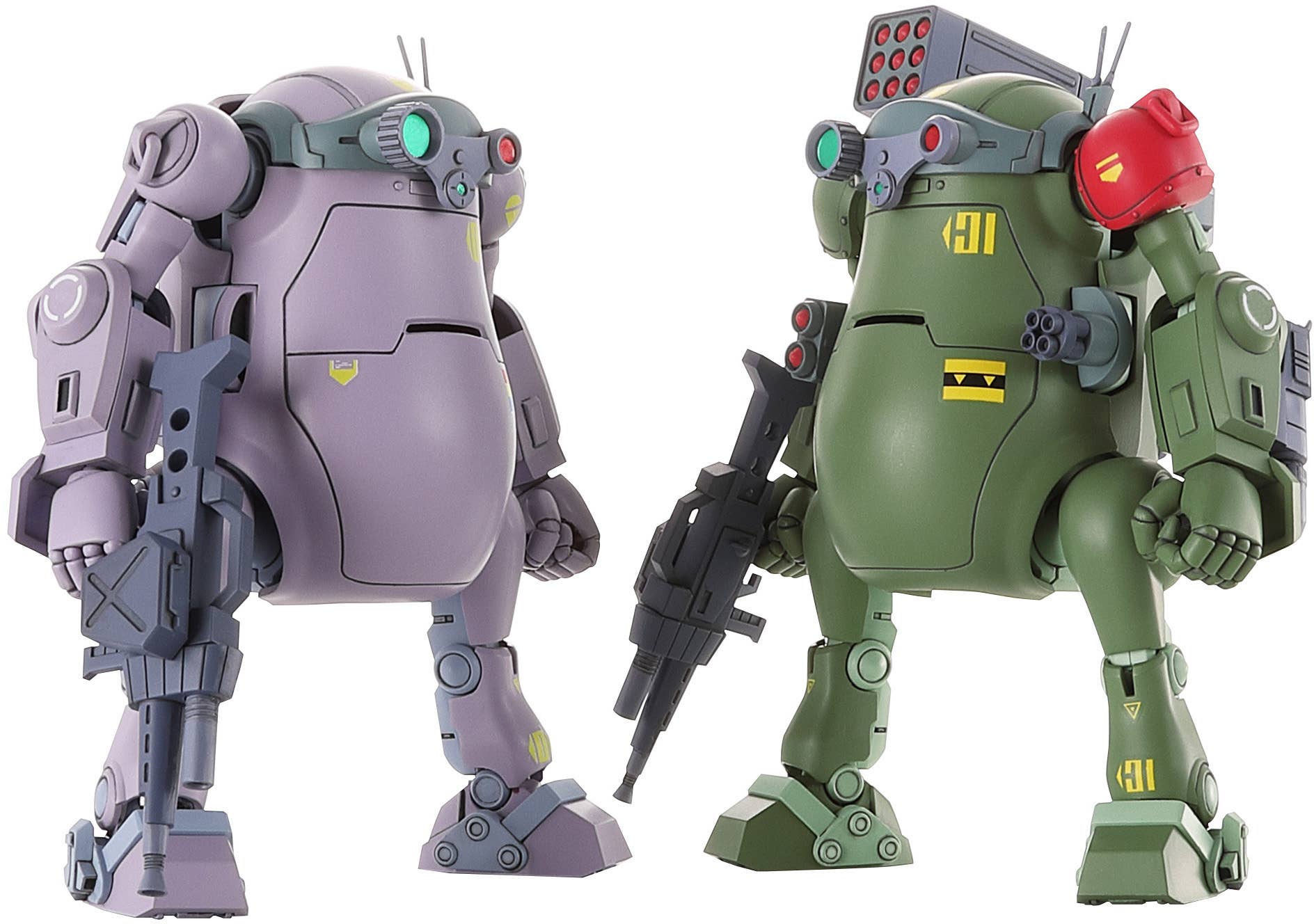 Hasegawa 1/35  MechatroWeGo VOTOMS collab series Vol.3 “MELQUIYA COLOR & RED SHOULDER CUSTOM” (Two kits in the box) | 4967834648142