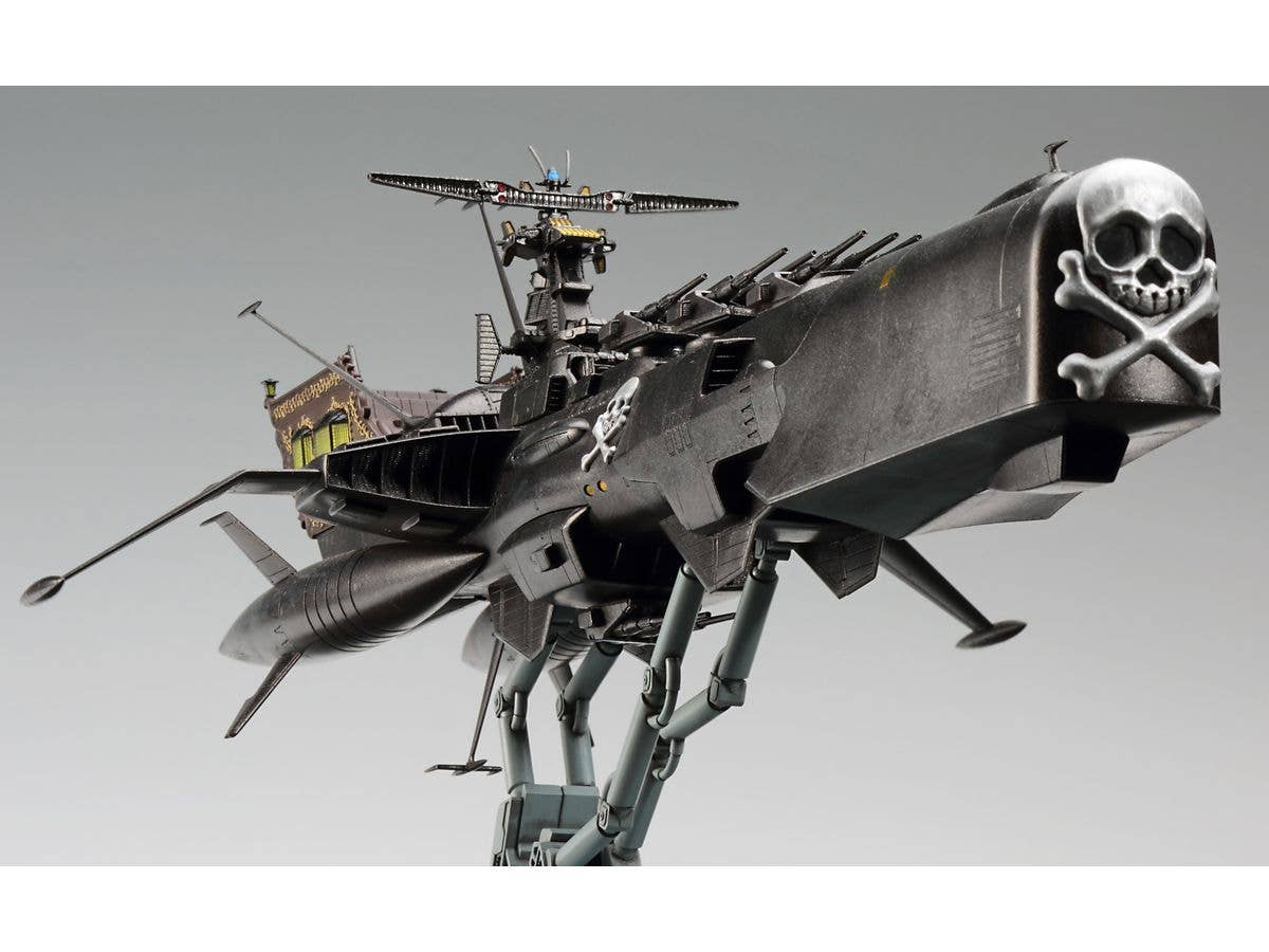 Hasegawa 1/1500  “CAPTAIN HARLOCK SPACE PIRATE DIMENSION VOYAGE” Space Pirate Battleship ARCADIA Third ship [Variant] Attack enhanced type w/ACRYLIC STAND FIGURE | 4967834648159