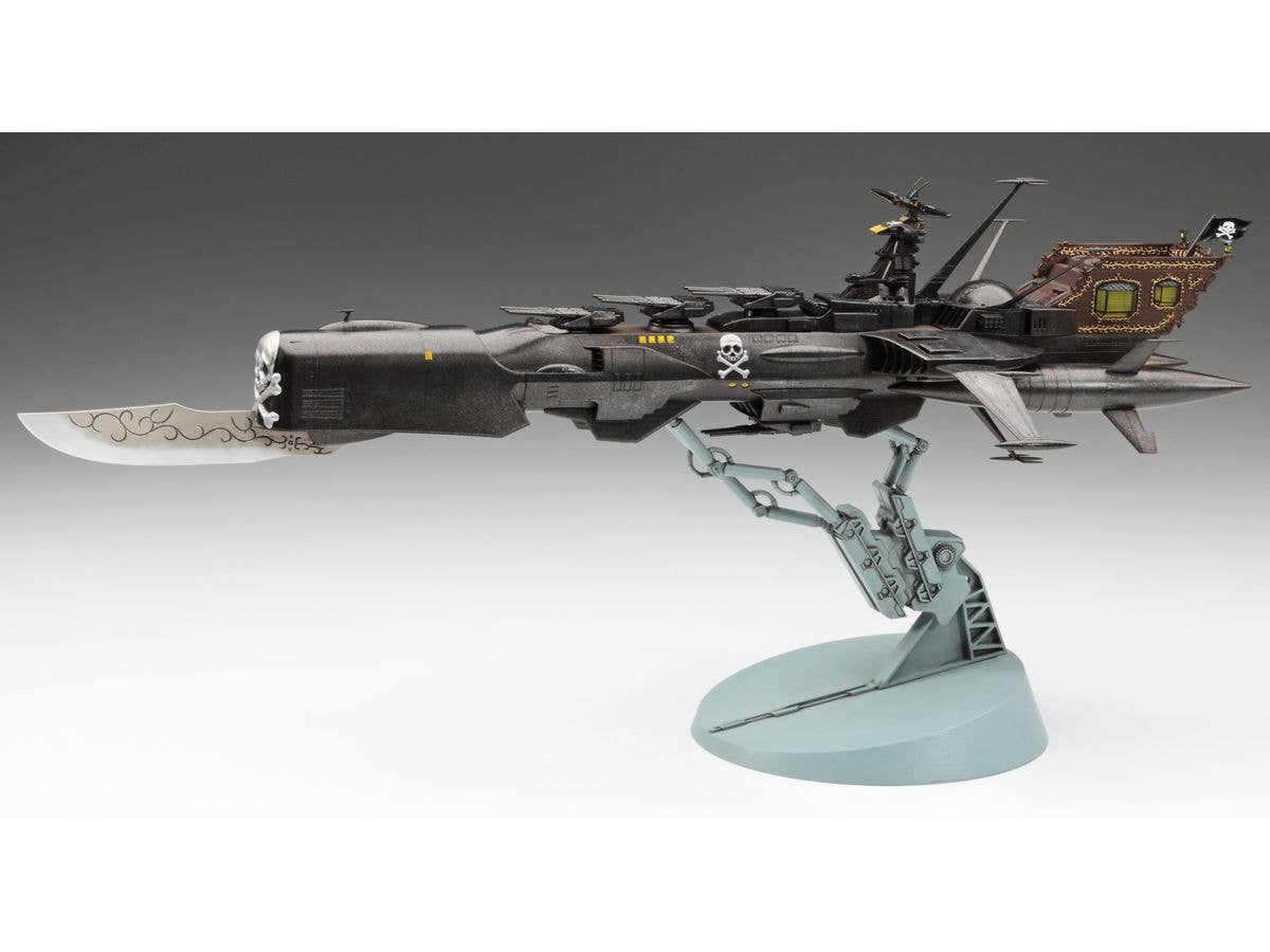 Hasegawa 1/1500  “CAPTAIN HARLOCK SPACE PIRATE DIMENSION VOYAGE” Space Pirate Battleship ARCADIA Third ship [Variant] Attack enhanced type w/ACRYLIC STAND FIGURE | 4967834648159