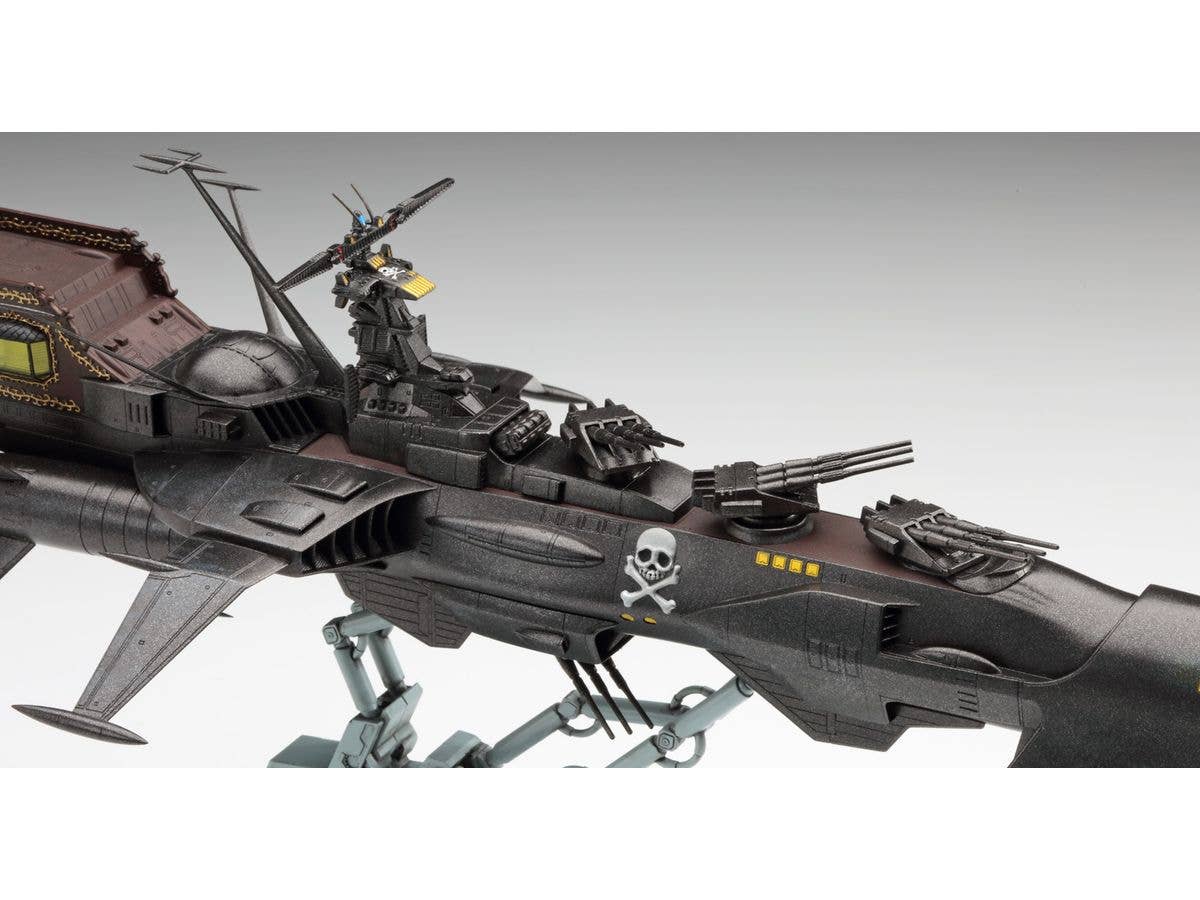Hasegawa 1/1500  “CAPTAIN HARLOCK SPACE PIRATE DIMENSION VOYAGE” Space Pirate Battleship ARCADIA Third ship [Variant] Attack enhanced type w/ACRYLIC STAND FIGURE | 4967834648159