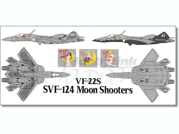 Hasegawa 1/72  VF-22S "SVF-124 MOON SHOOTERS" | 4967834657847