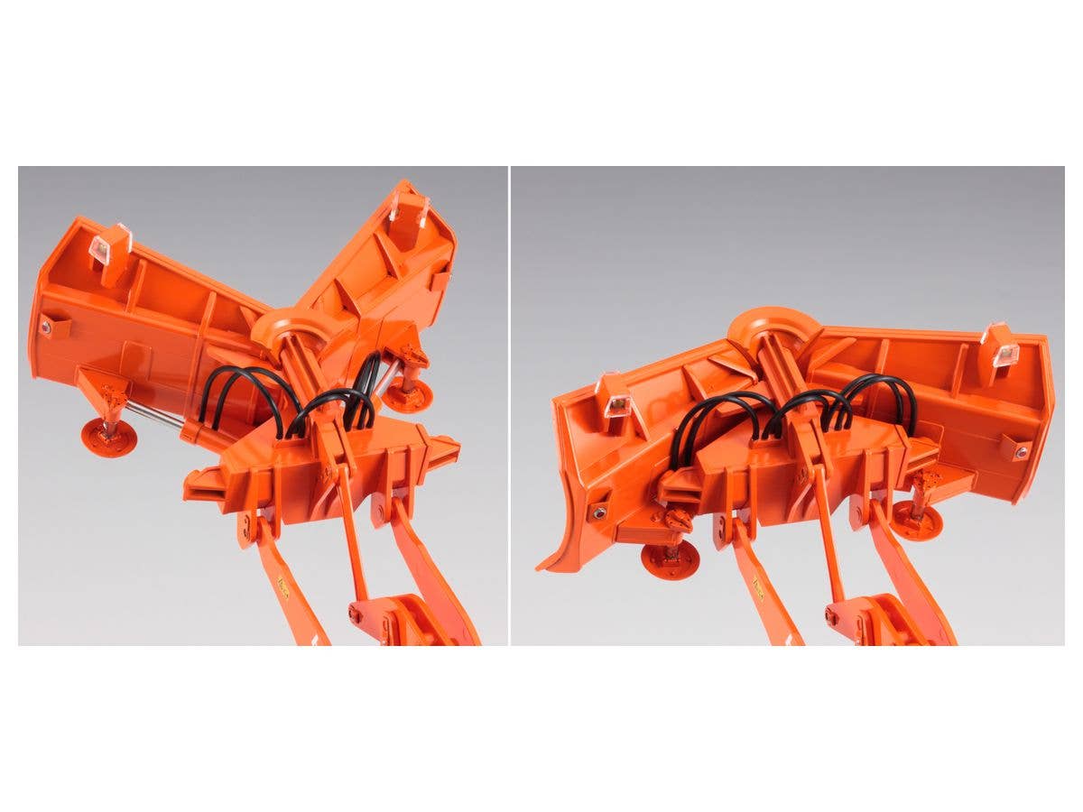 Hasegawa 1/35 HITACHI Wheel Loader ZW100-6 Multiplow (Snowplow) | 4967834661028
