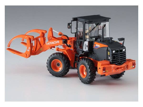 Hasegawa 1/35 Hitcahii Wheel Loader ZW100-6 Log Grapple Working Machine | 4967834661059