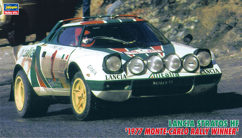 Hasegawa [CR32] 1:24 LANCIA STRATOS 1977 MONTE-CARLO RALLY WINNER | 4967834252325