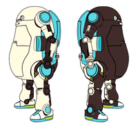 Hasegawa [CW10] 1:35 MechatroWeGo No.02 MILK & CACAO (Two kits in the box) | 4967834645103