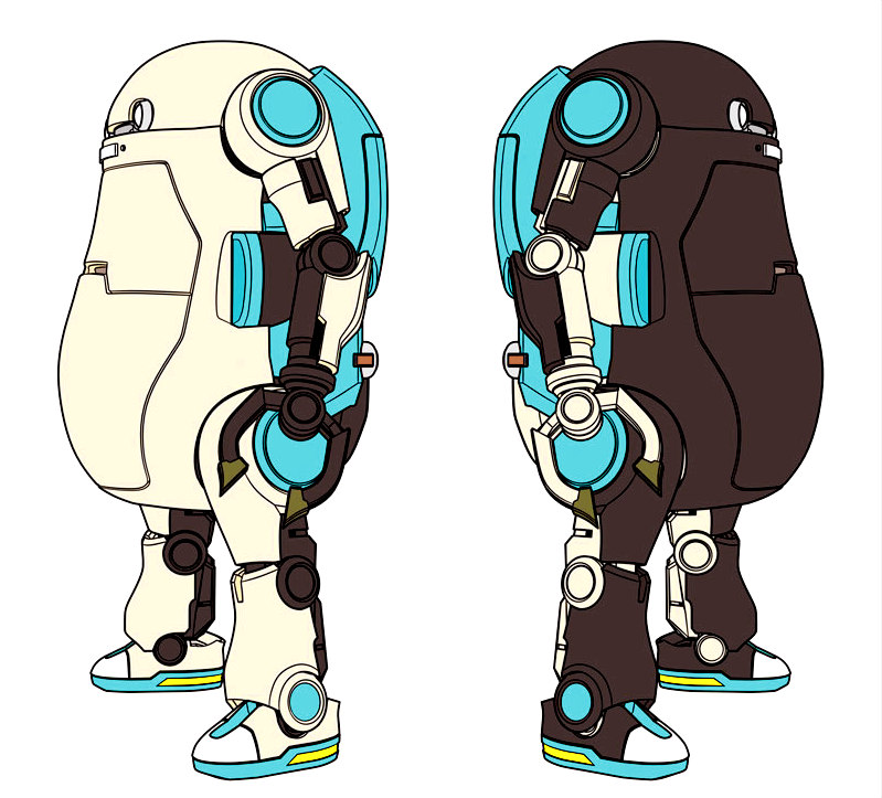 Hasegawa [CW10] 1:35 MechatroWeGo No.02 MILK & CACAO (Two kits in the box)