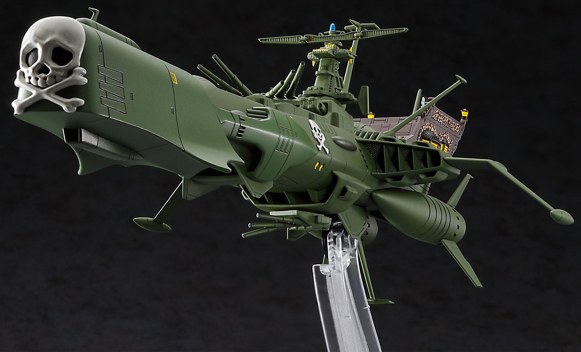 Hasegawa [CW20] 1:2500 Space Pirate Battleship ARCADIA(4967834645202)