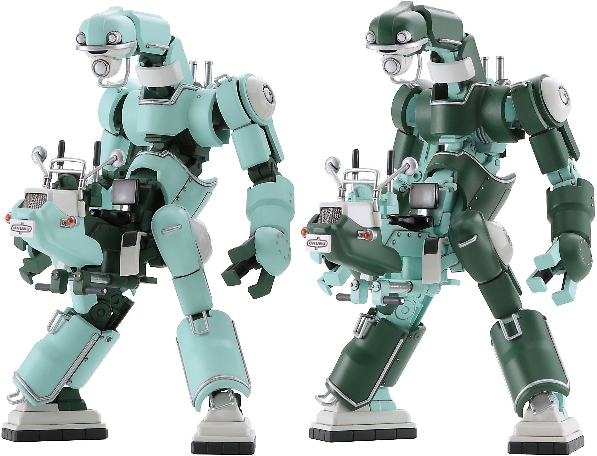 Hasegawa [CW21] 1:35 MechatroCHUBU 01 No.01 LIGHT GREEN & GREEN (Two kits in the box) | 4967834645219