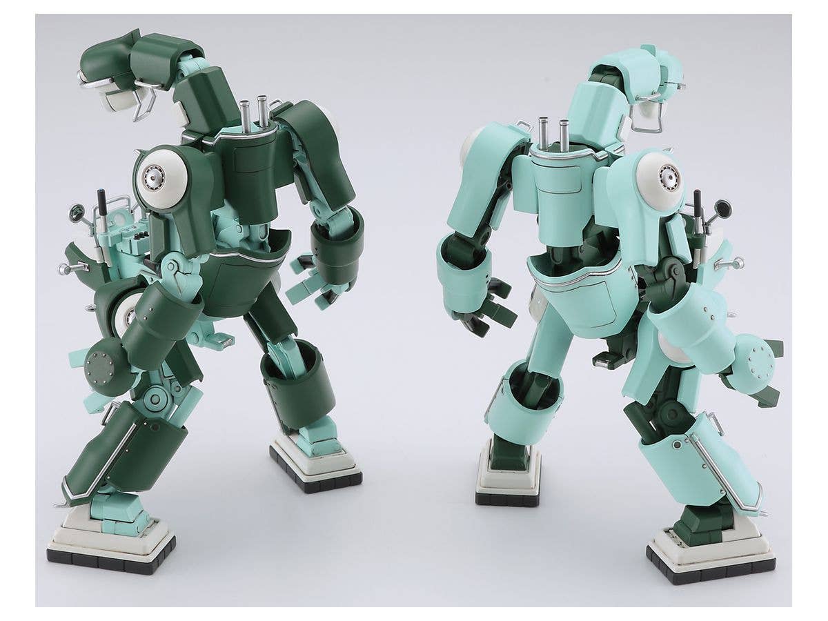 Hasegawa [CW21] 1:35 MechatroCHUBU 01 No.01 LIGHT GREEN & GREEN (Two kits in the box) | 4967834645219