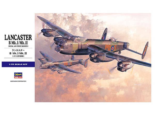 Hasegawa 1/72 Lancaster B. Mk.I/Mk.III | 4967834015531
