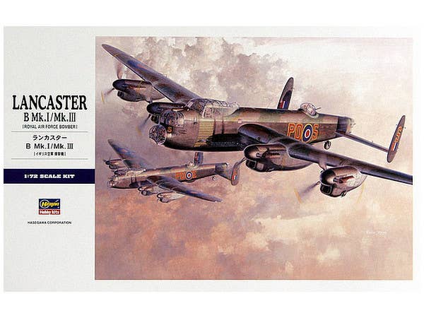 Hasegawa 1/72 Lancaster B. Mk.I/Mk.III | 4967834015531