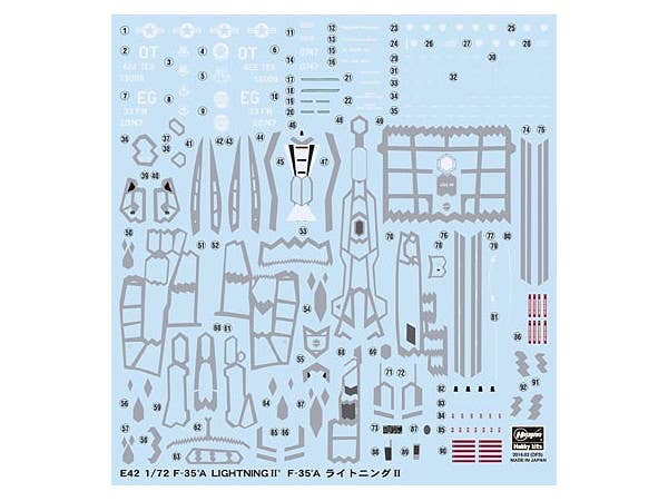 Hasegawa [E42] 1:72 F-35A LIGHTNING II | 4967834015722