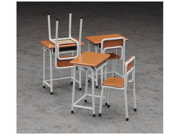 Hasegawa [FA01] 1:12 SCHOOL DESK & CHAIR | 4967834620018