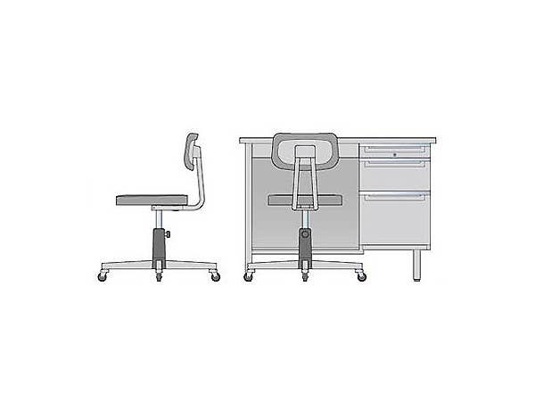 Hasegawa [FA03] 1:12 OFFICE DESK & CHAIR | 4967834620032