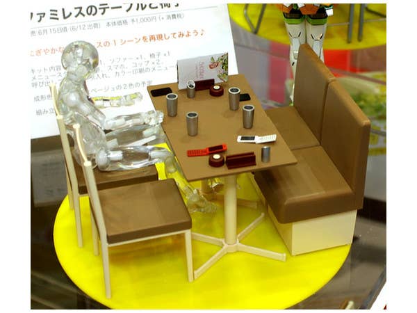 Hasegawa [FA07] 1:12 FAMILY RESTAURANT TABLE & CHAIR | 4967834620070