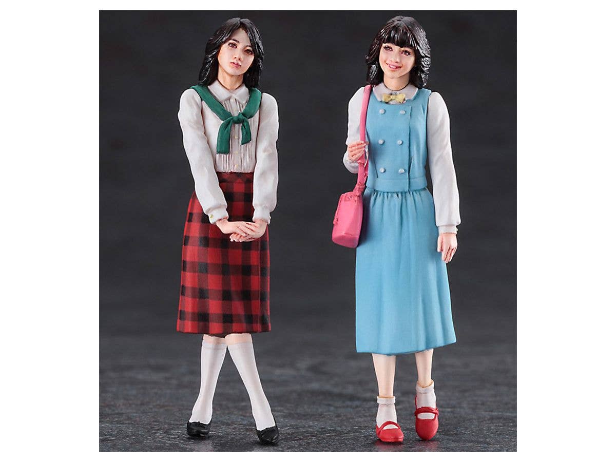Hasegawa 1/24 80s Girls Figure (Two kits in the box) (FC08) | 4967834291089