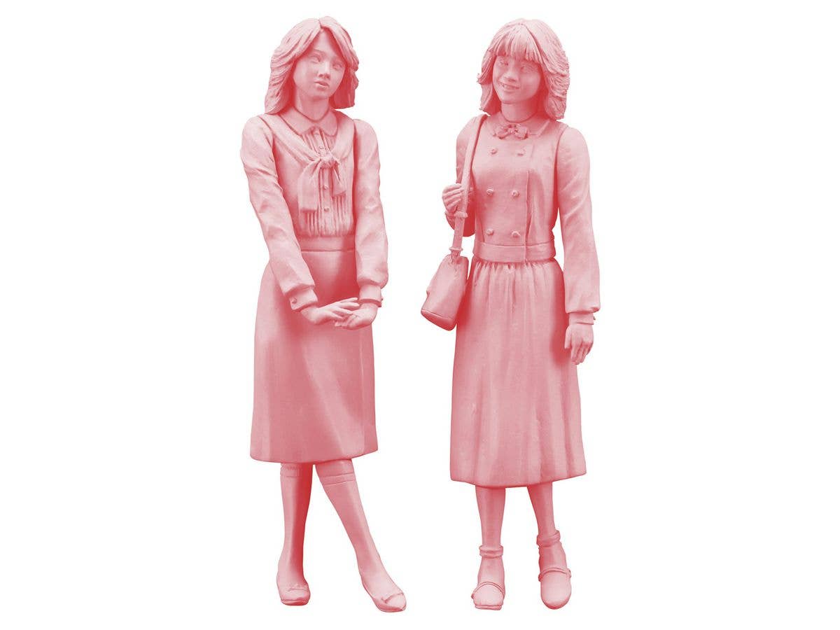Hasegawa 1/24 80s Girls Figure (Two kits in the box) (FC08) | 4967834291089