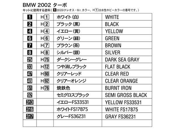 Hasegawa [HC24] 1:24 BMW 2002 turbo | 4967834211247