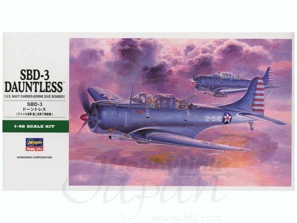 Hasegawa [JT19] 1:48 SBD-3 DAUNTLESS | 4967834191198