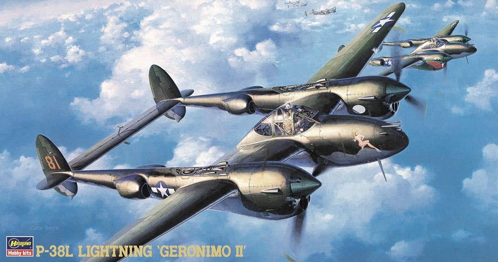 Hasegawa 1/48 P-38L Lightning JT2 | 4967834091023