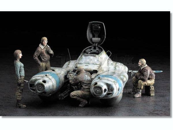 Hasegawa [MK02] 1:20 Ma.K. FIGURE SET A (Mercenary Troops' Arms Cold District Maintenance Soldiers) | 4967834640023