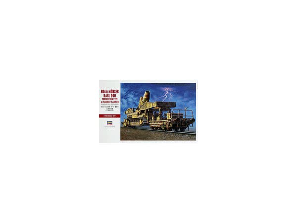 Hasegawa [MT57] 1:72 60cm MӦRSER KARL 040 PRODUCTION TYPE w/RAILWAY CARRIER | 4967834312579