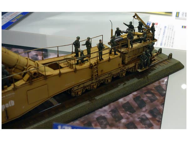 Hasegawa [MT58] 1:72 GERMAN RAILWAY GUN K5(E) LEOPOLD w/FIGURE | 4967834312586