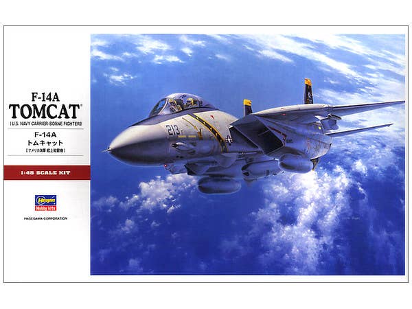 Hasegawa 1/48 PT46 F-14A Tomcat US Navy Carrier Borne Aircraft | 4967834072466