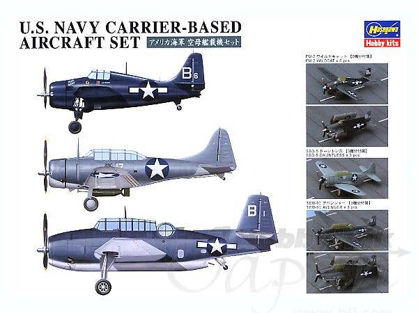 Hasegawa 1/350 U.S. Navy Carrier-Based Aircraft Set QG47 | 4967834721470