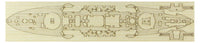 Hasegawa Wooden Deck For 1:700 Battleship Mikasa | 4967834721609