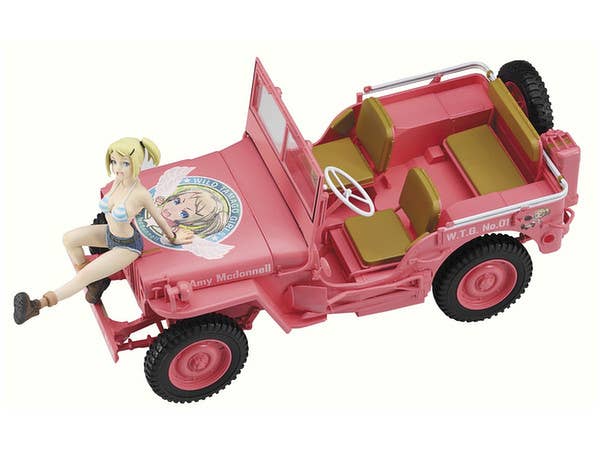 Hasegawa 1/24 Wild Egg Girls 1/4 ton 4x4 Utility Truck 'Amy McDonnell' | 4967834521568