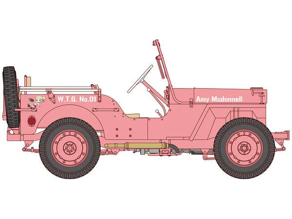 Hasegawa 1/24 Wild Egg Girls 1/4 ton 4x4 Utility Truck 'Amy McDonnell' | 4967834521568