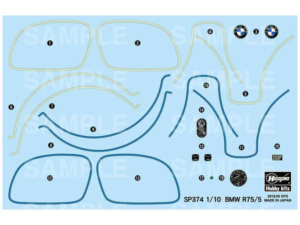 Hasegawa 1/10 BMW R75/5 (SP374) | 4967834521742