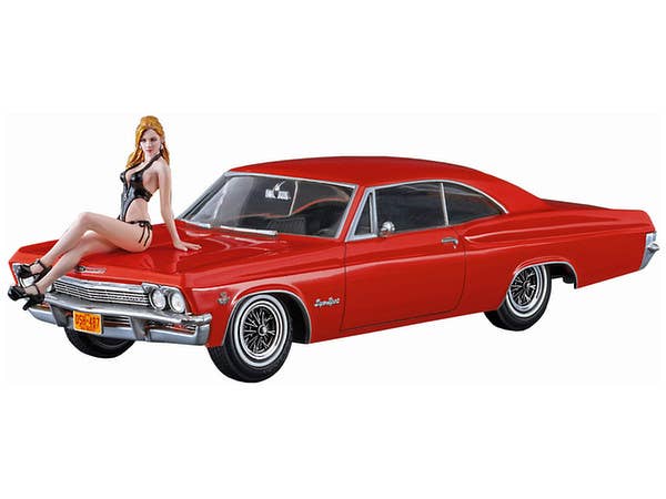 Hasegawa 1/24 1966 American Coupe (Chevrolet Impala SS) Type I w/ Blond Girl's Resin Figure | 4967834522022